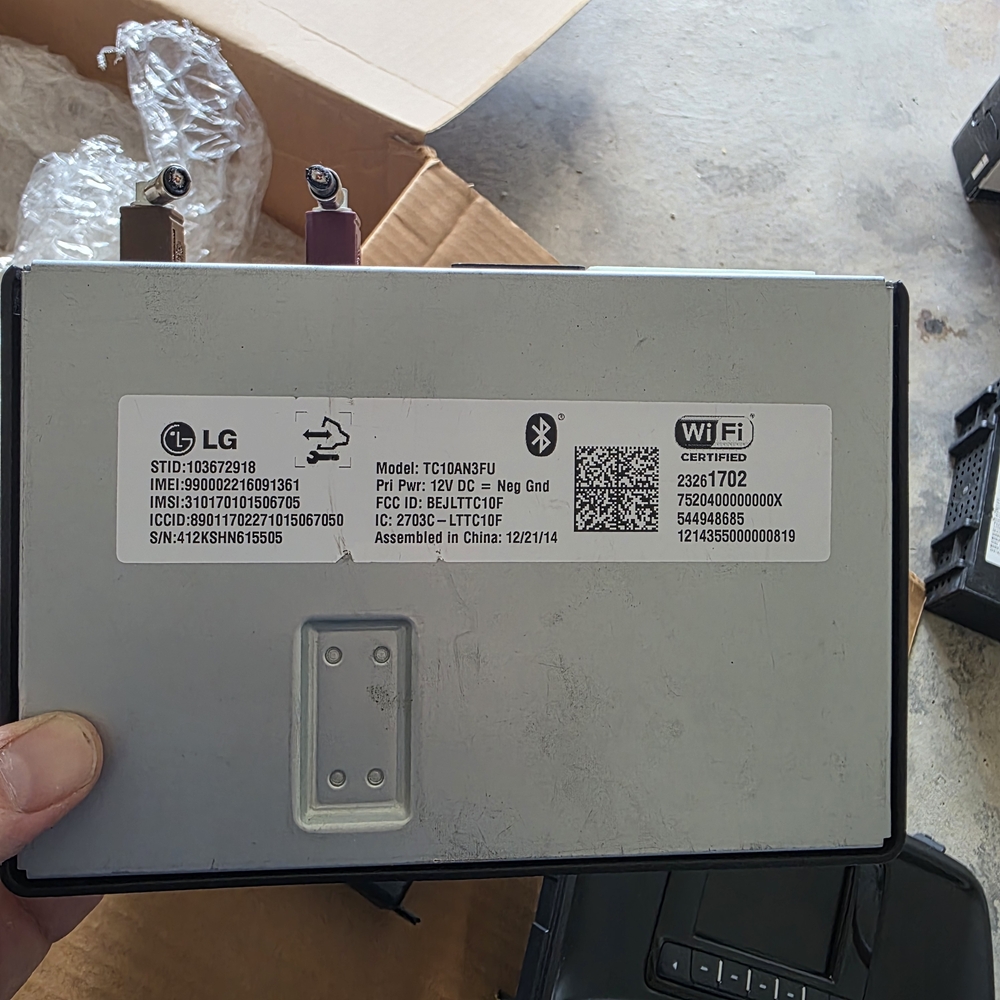 TC10AN3FU - LG Gray WiFi-Enabled Internal Component